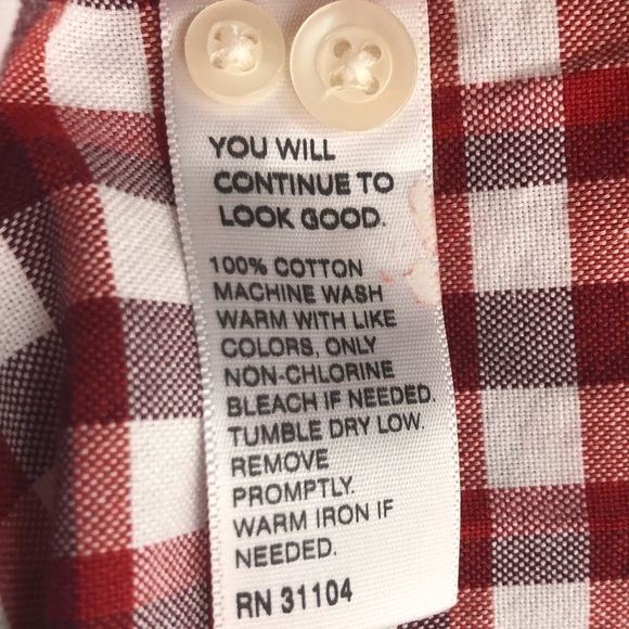 1888 Saddlebred Long Sleeve Button Down Size M - Picture 6 of 8